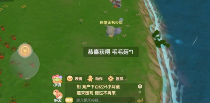 摩尔庄园毛毛菇怎么获得