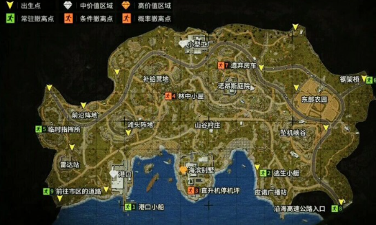 暗区突围山谷避难所在哪里