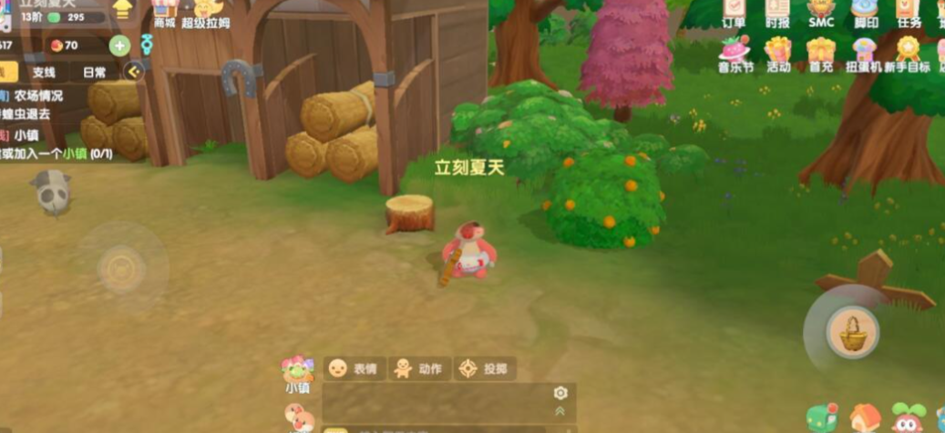 摩尔庄园怎么抓捕小猪