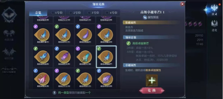 全民奇迹2魔导师翎羽如何选择
