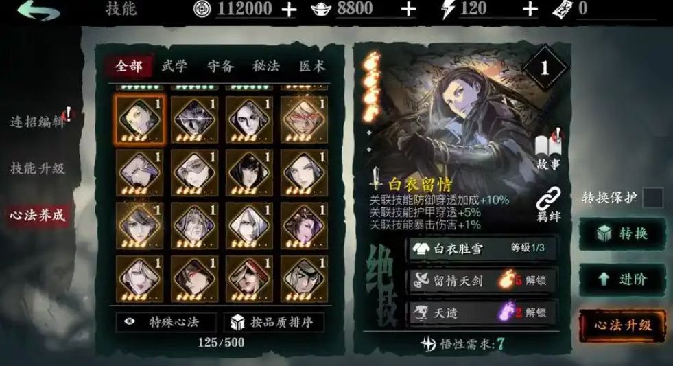 影之刃最强心法是什么