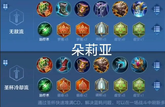 王者荣耀朵莉亚的出装怎么搭配