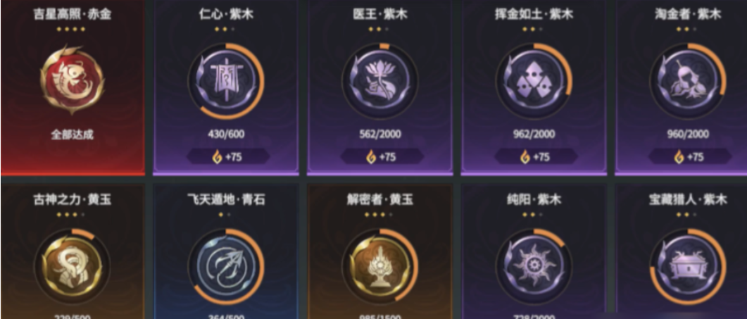 永劫无间成就有什么用