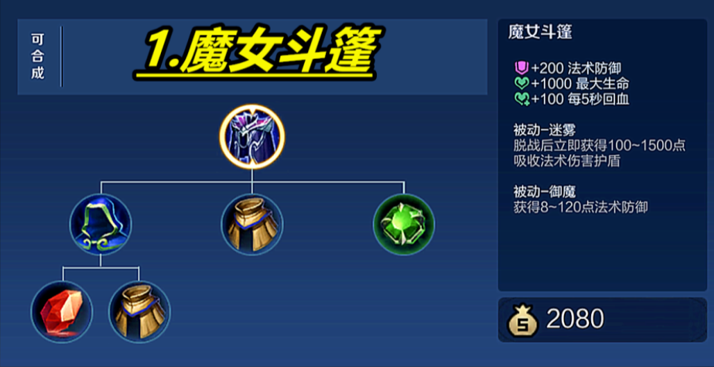 王者荣耀辅助刘禅反野怎么出装
