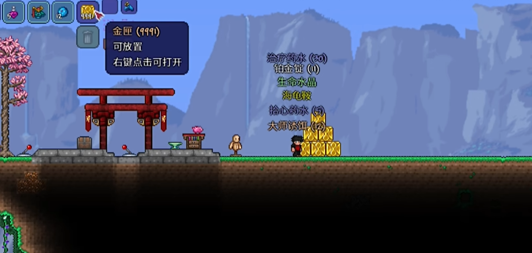 泰拉瑞亚金匣子在哪能钓到