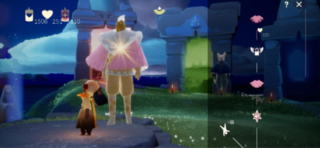 光遇圣岛季粉斗篷搭什么好