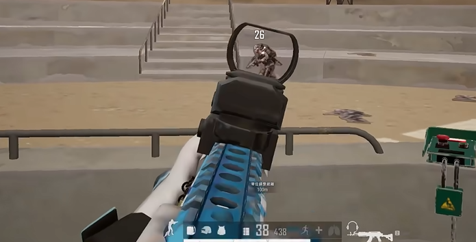 绝地求生的枪怎么压