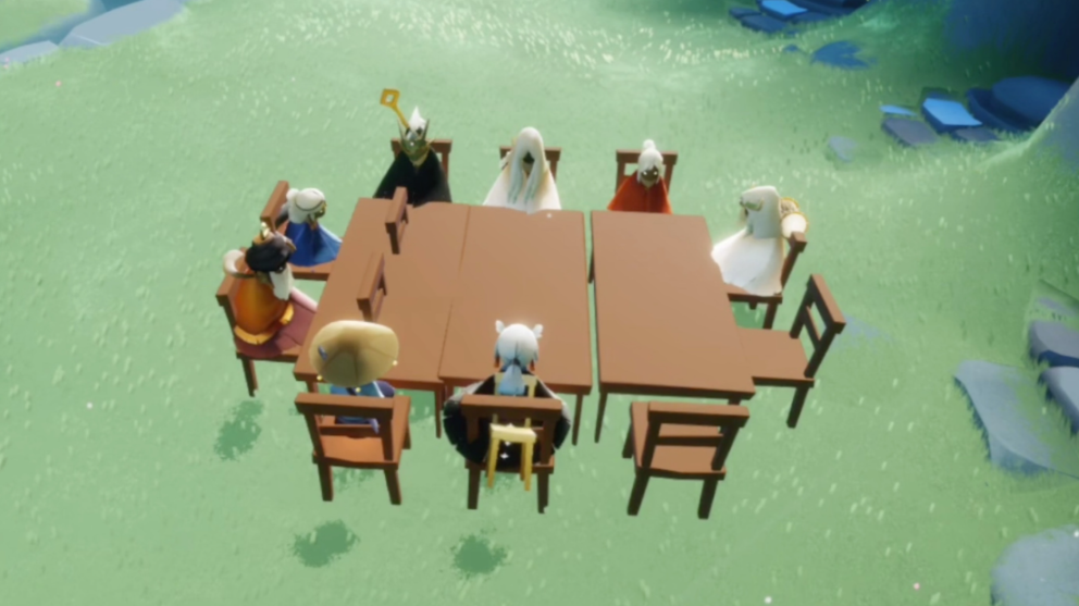 光遇摆桌子怎么收回