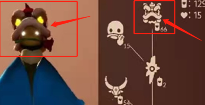 光遇舞狮帽如何搭配