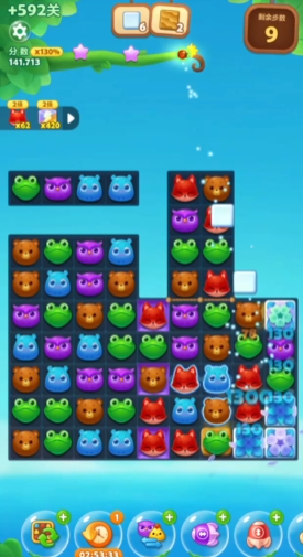 开心消消乐+592关怎么过