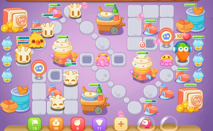 保卫萝卜3夜市第21关怎么过