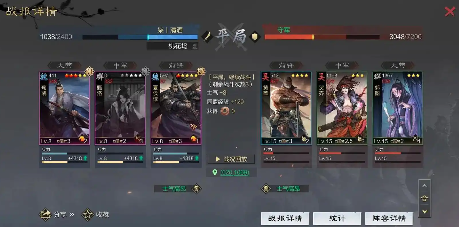 率土之滨曹纯和荀彧怎么配