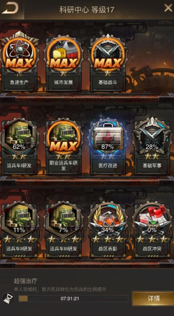 守望黎明科研中心升级有什么用