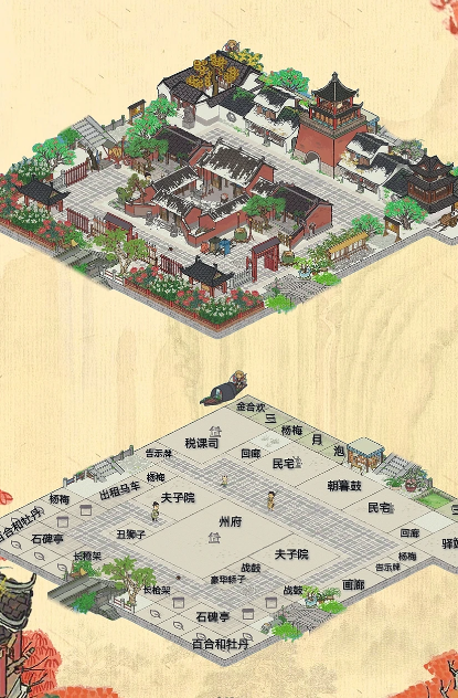 江南百景图绍兴府怎么摆