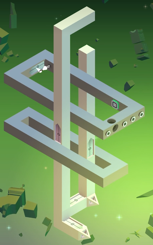 纪念碑谷一至二关怎么过