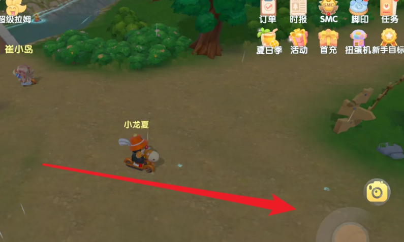 摩尔庄园沙滩怎么去