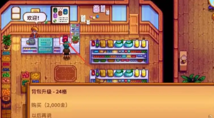 星露谷物语中背包如何扩容