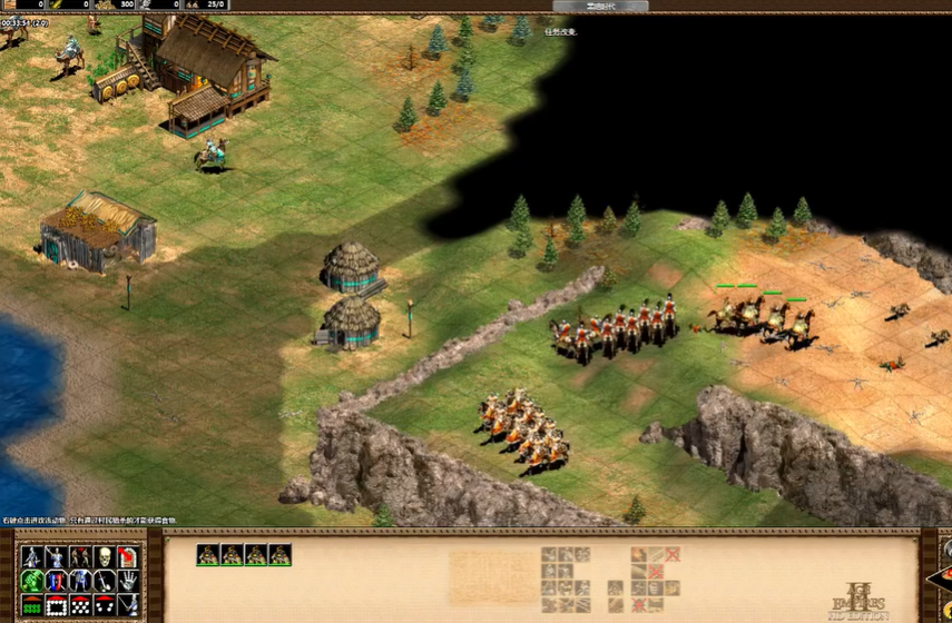 帝国时代2蒙古战役第一关怎么打